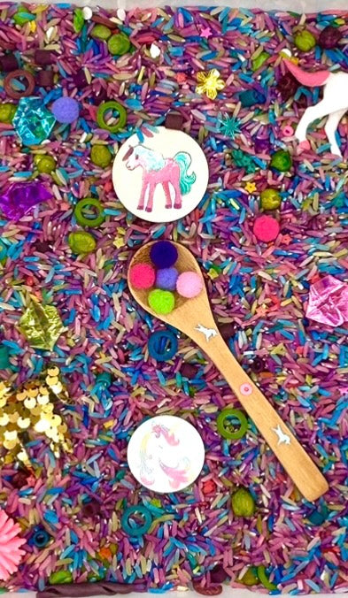 Unicorn Sensory Bin