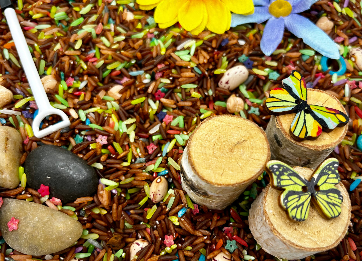 Flower Garden Sensory Bin