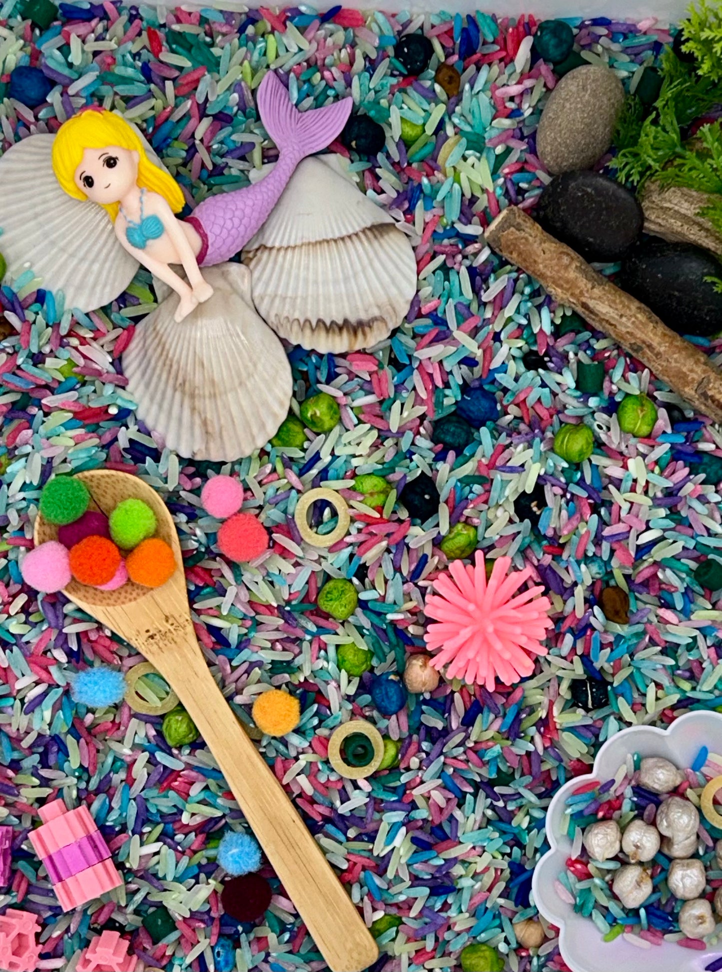 Mermaid Sensory Bin