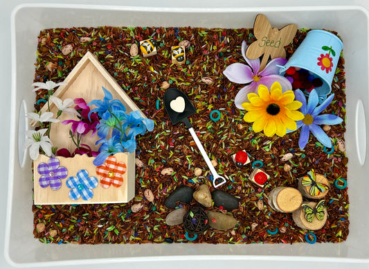 Flower Garden Sensory Bin