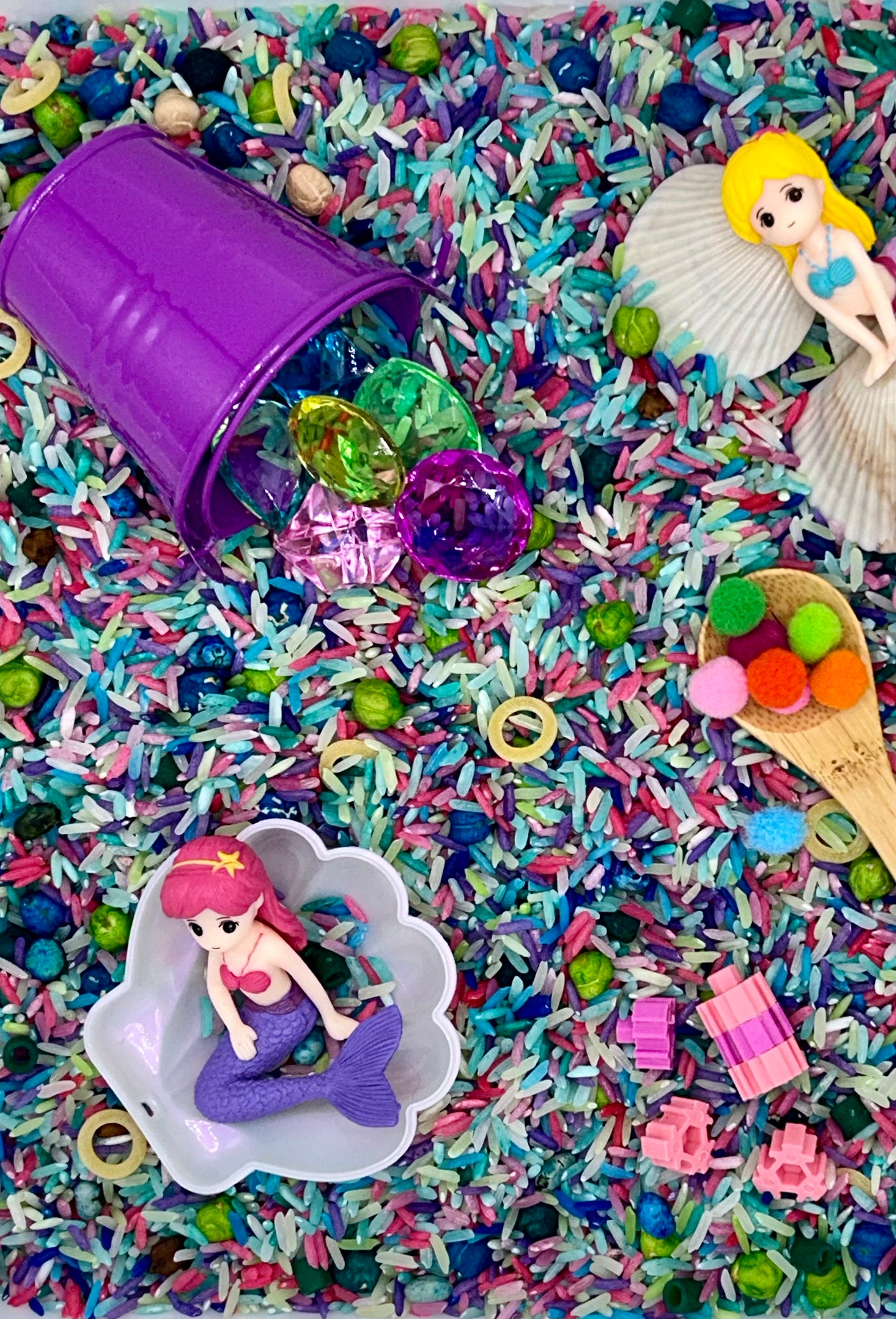 Mermaid Sensory Bin