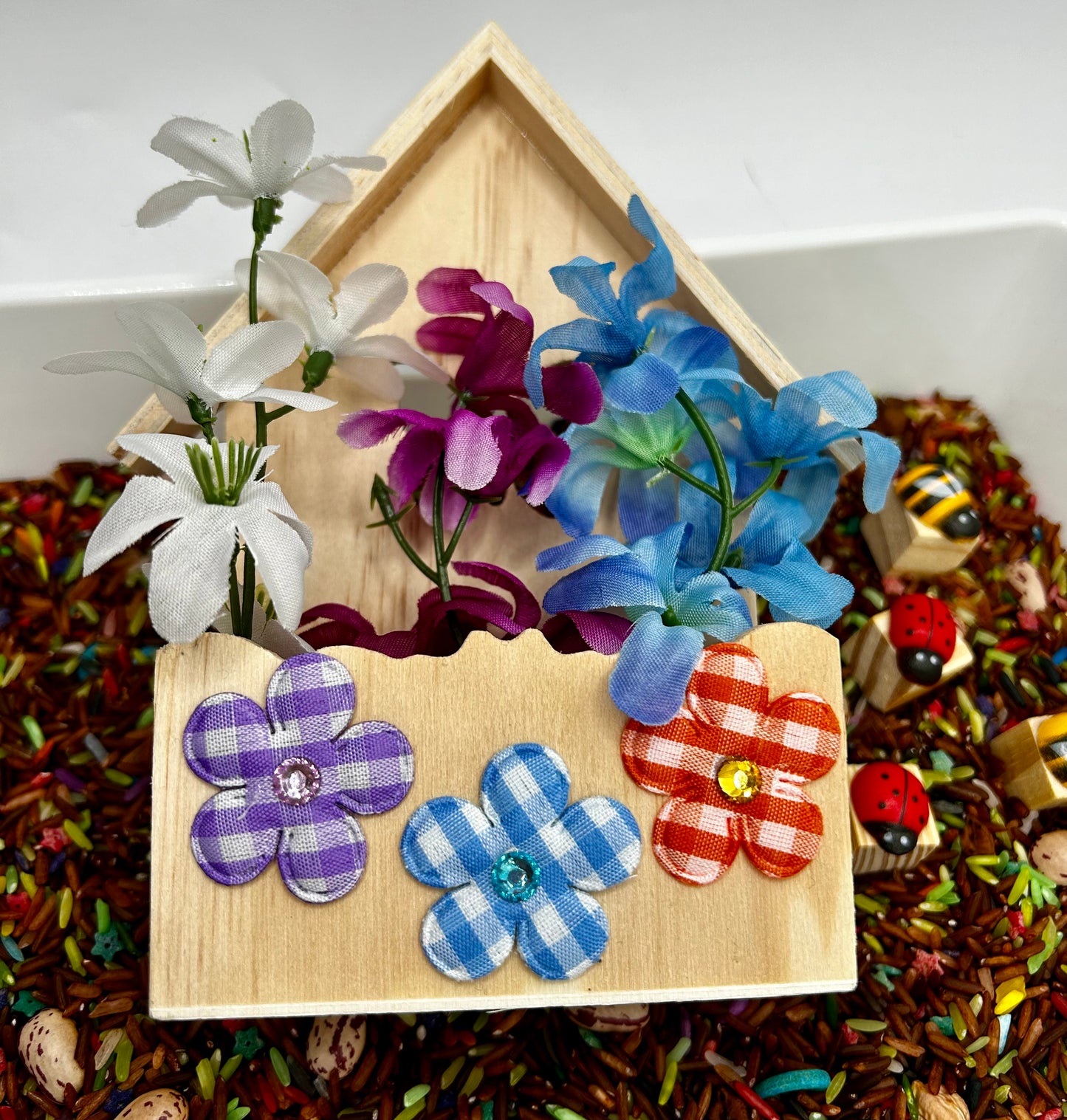 Flower Garden Sensory Bin