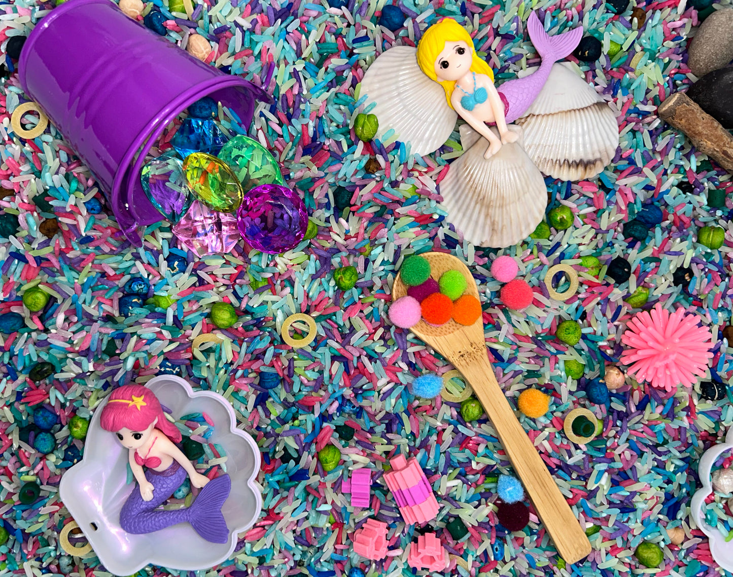 Mermaid Sensory Bin